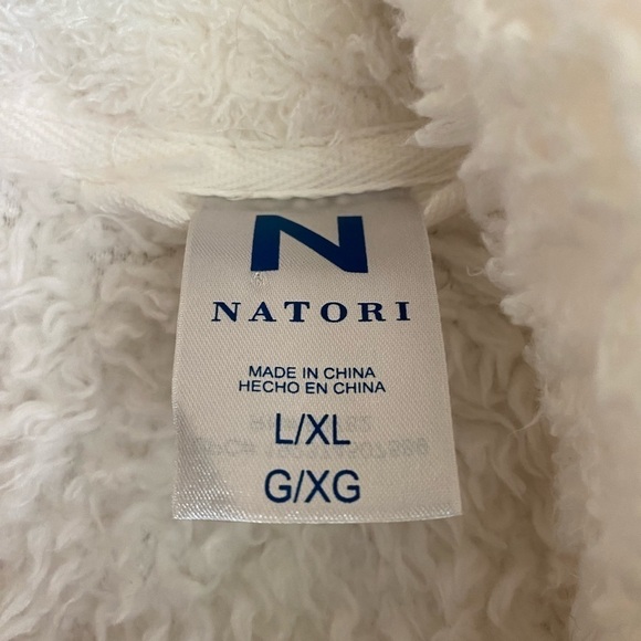 SHERPA Belted Cardigan Casual Women’s Size L/XL Color Ivory ECU Belted, Po… - Picture 11 of 13